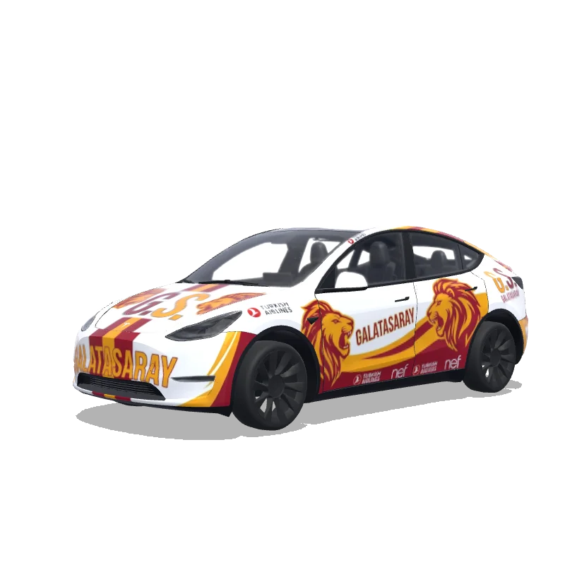 Tesla Model Y custom wrap design