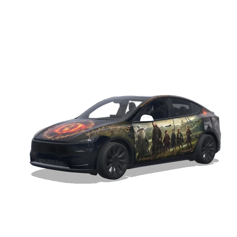 Tesla Model Y (2025+ Premium) custom wrap design