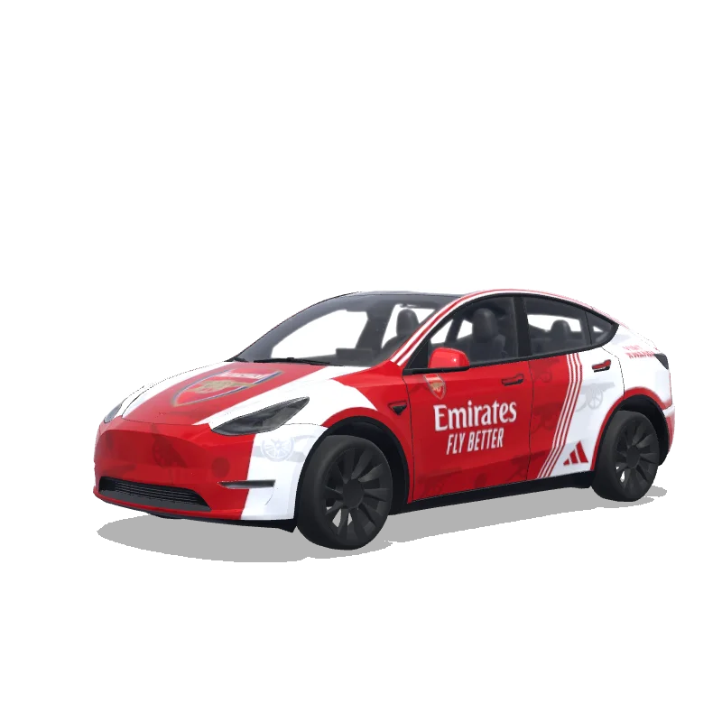 Tesla Model Y custom wrap design