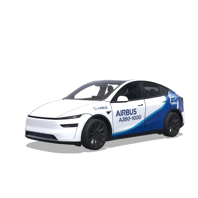 Tesla Model Y (2025+ Premium) custom wrap design
