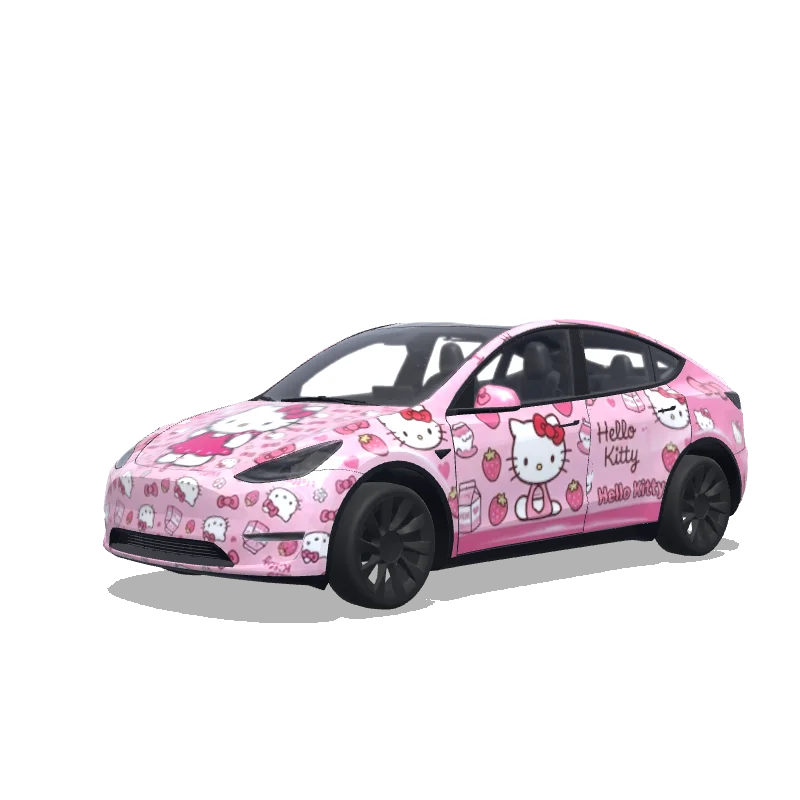car - Tesla Model Y wrap