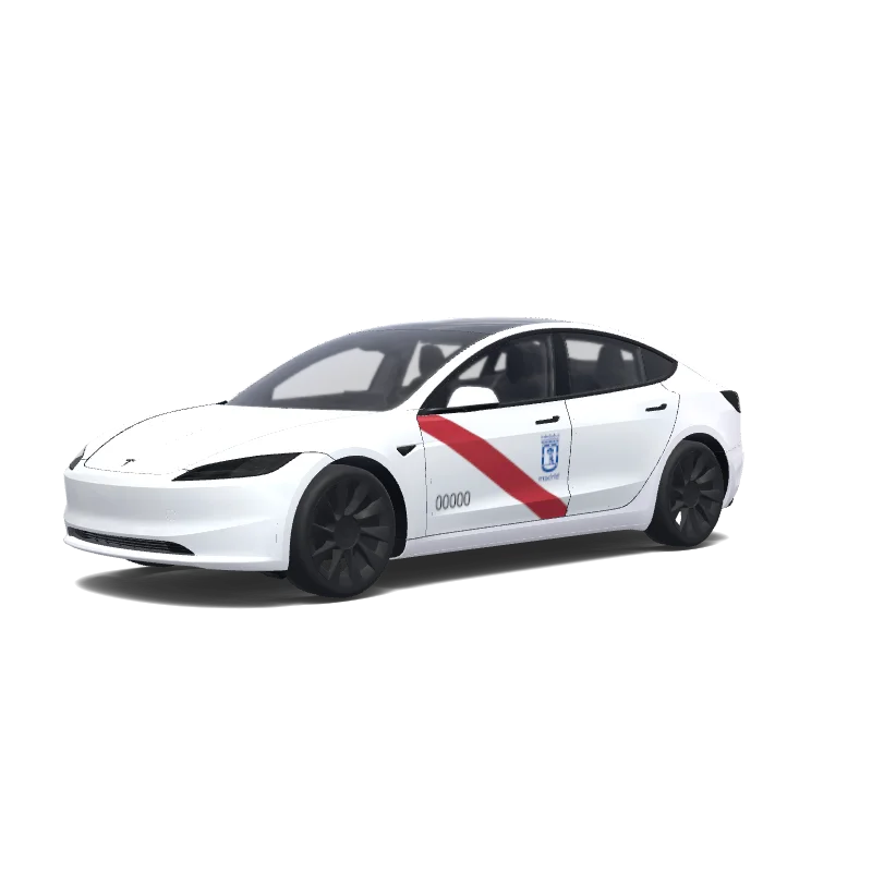 Taxi Madrid - Tesla Model 3 (2024+ Standard/Premium) 랩