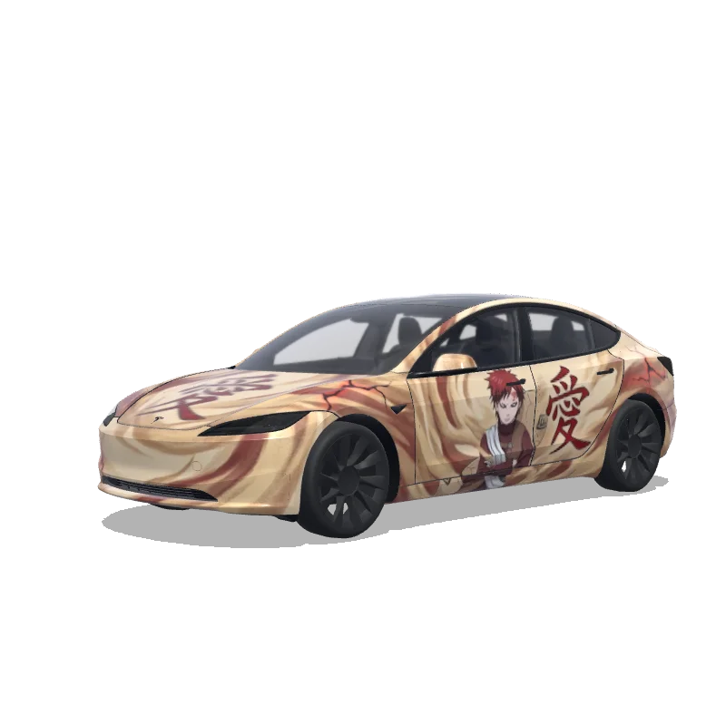 Tesla Model 3 (2024+ Standard/Premium) custom wrap design