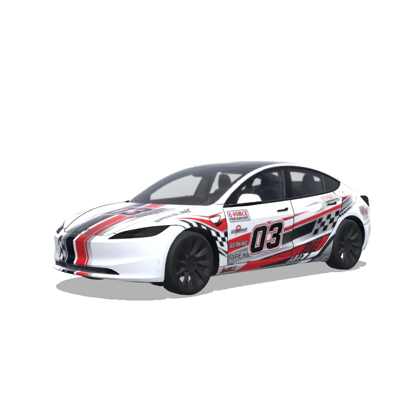 Tesla Model 3 (2024+ Standard/Premium) custom wrap design