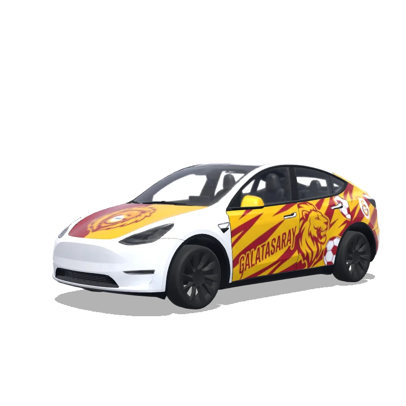 Tesla Model Y custom wrap design