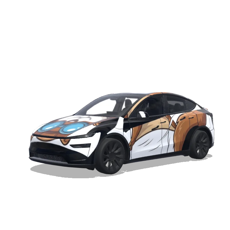 Tesla Model Y (2025+ Premium) custom wrap design