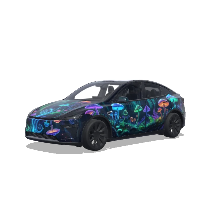 Tesla Model Y (2025+ Performance) anpassad wrap-design