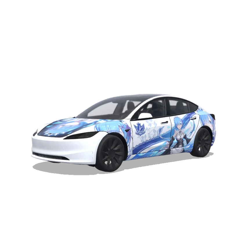 Individuelles Folierungsdesign für Tesla Model 3 (2024+ Standard/Premium)