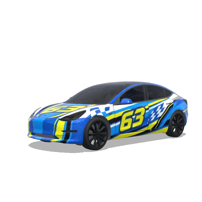 Tesla Model 3 custom wrap design