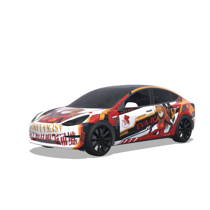 Tesla Model 3 custom wrap design