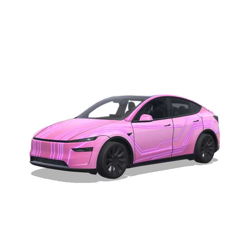 Tesla Model Y (2025+ Premium) custom wrap design