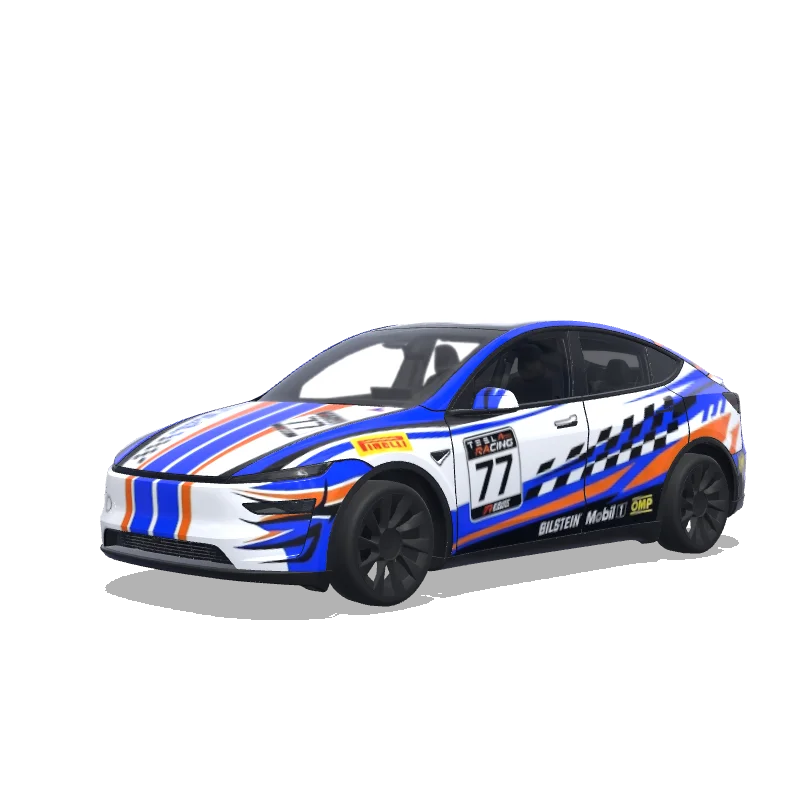 Tesla Model Y (2025+ Premium) custom wrap design