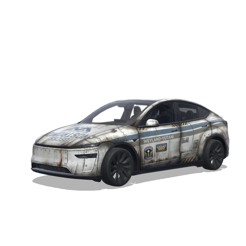 Tesla Model Y (2025+ Premium) custom wrap design