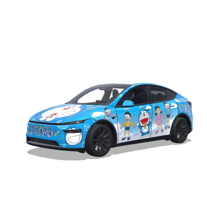 Tesla Model Y (2025+ Premium) custom wrap design