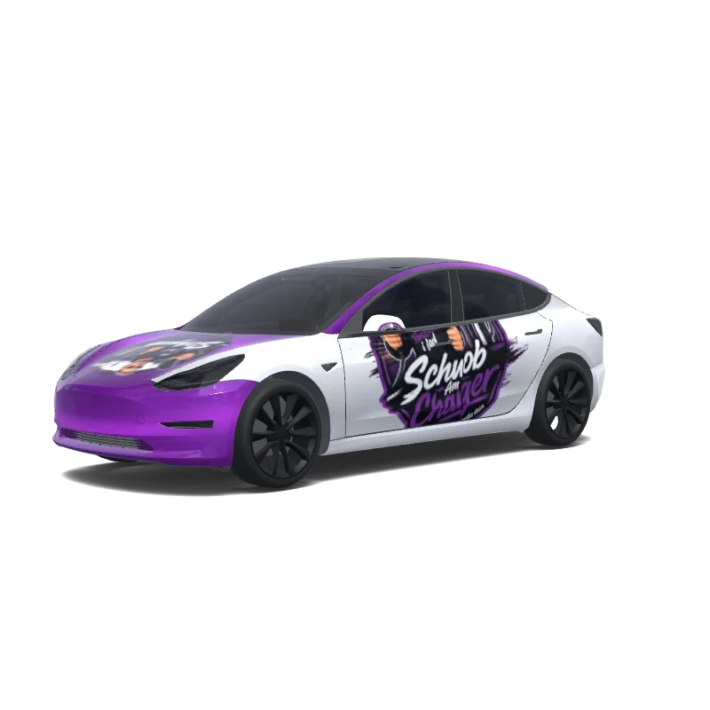 Tesla Model 3 custom wrap design