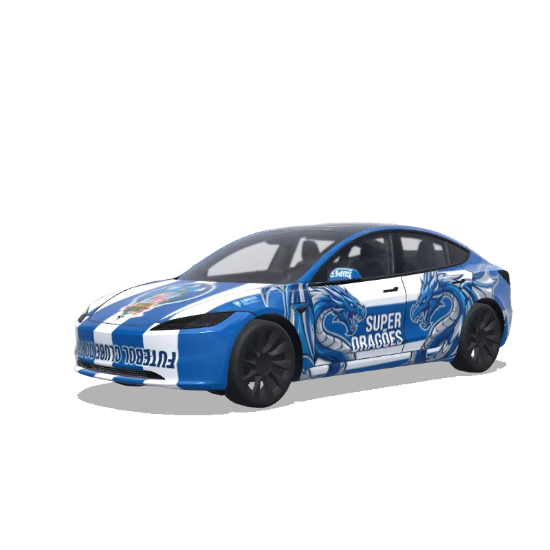Tesla Model 3 (2024+ Standard/Premium) custom wrap design