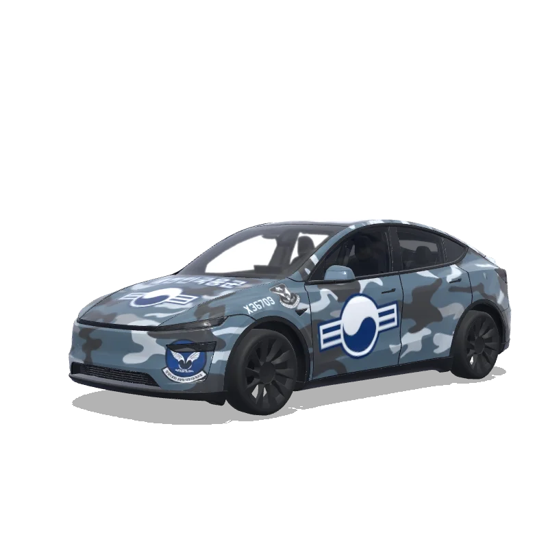 Diseño de wrap personalizado para Tesla Model Y (2025+ Premium)
