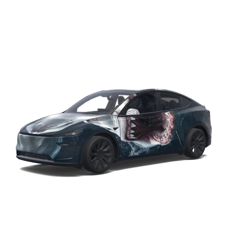 Tesla Model Y (2025+ Premium) custom wrap design