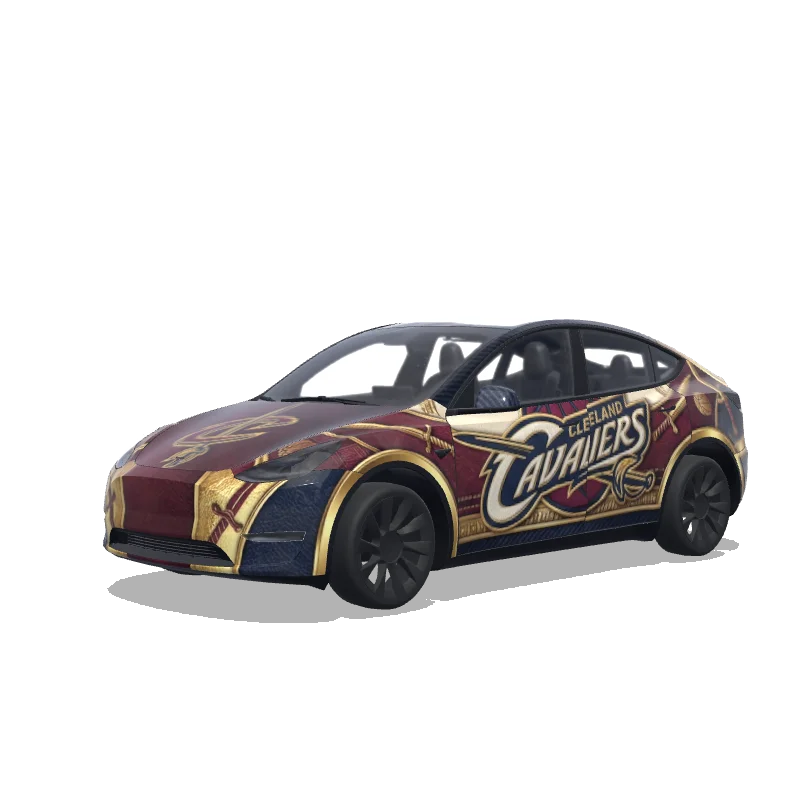 Tesla Model Y custom wrap design