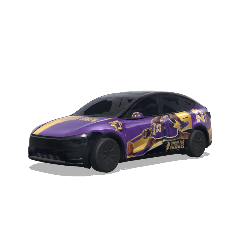 Design wrapping personalizzato Tesla Model Y L