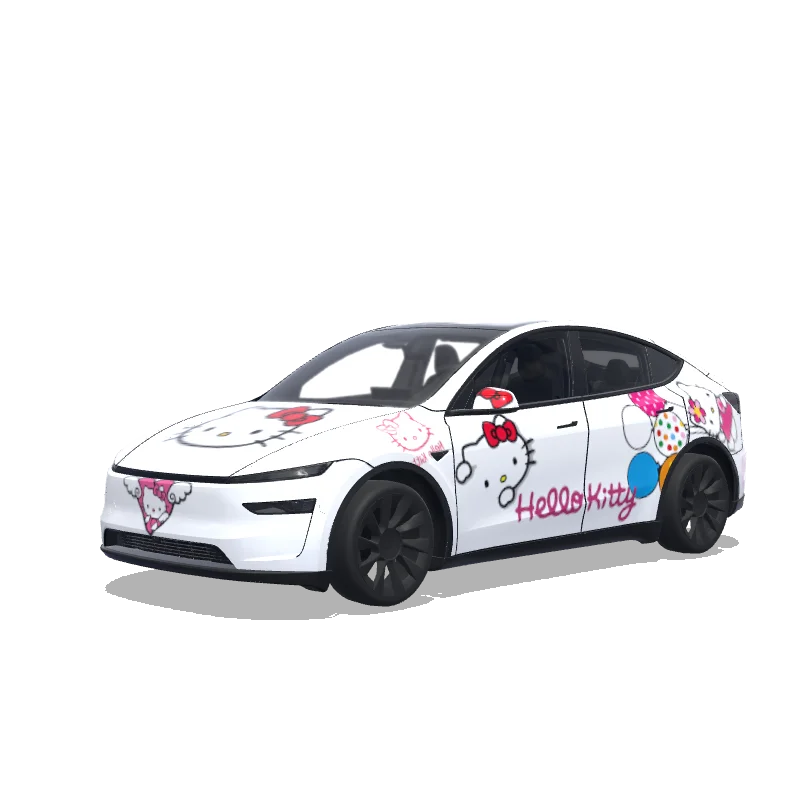 hello kitty主题 - Tesla Model Y (2025+ Premium) wrap