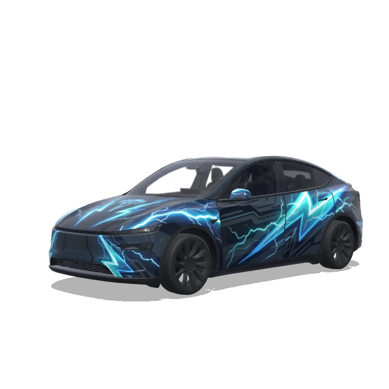Tesla Model Y (2025+ Premium) custom wrap design