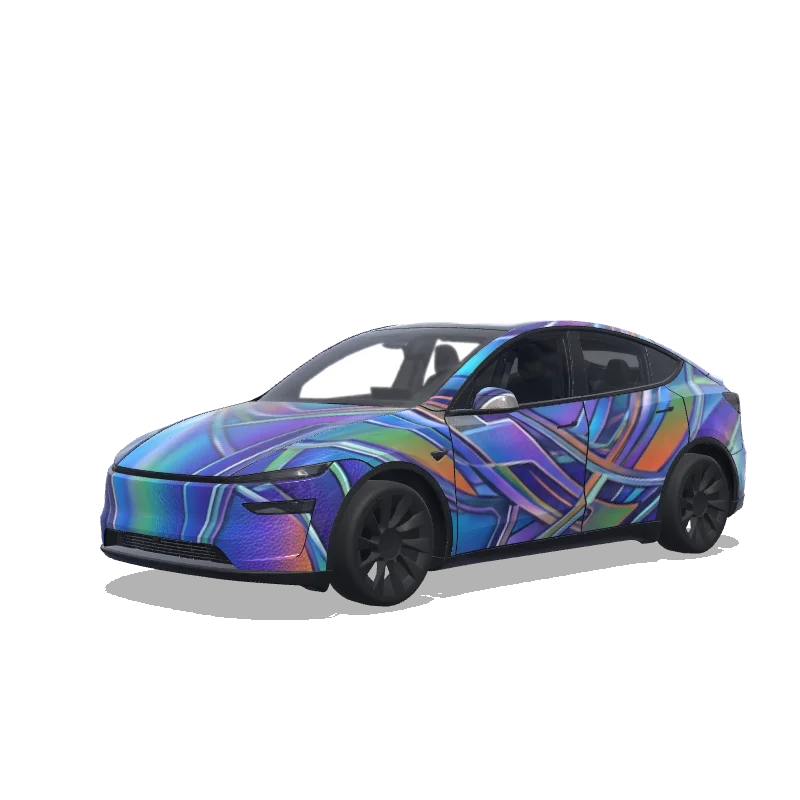 Tesla Model Y (2025+ Premium) custom wrap design