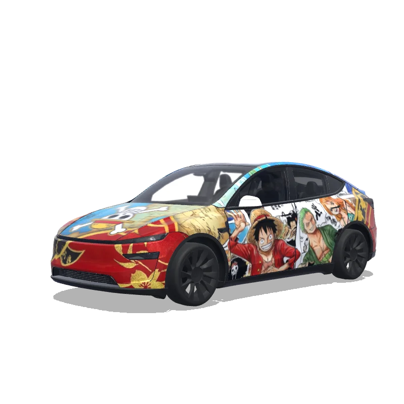 Tesla Model Y (2025+ Performance) custom wrap design