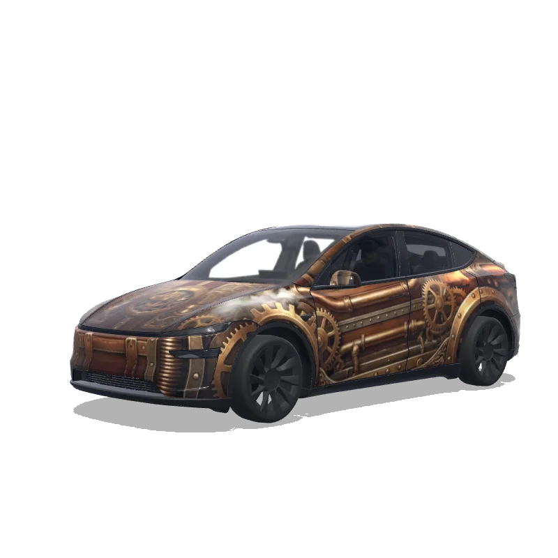 Tesla Model Y (2025+ Premium) custom wrap design