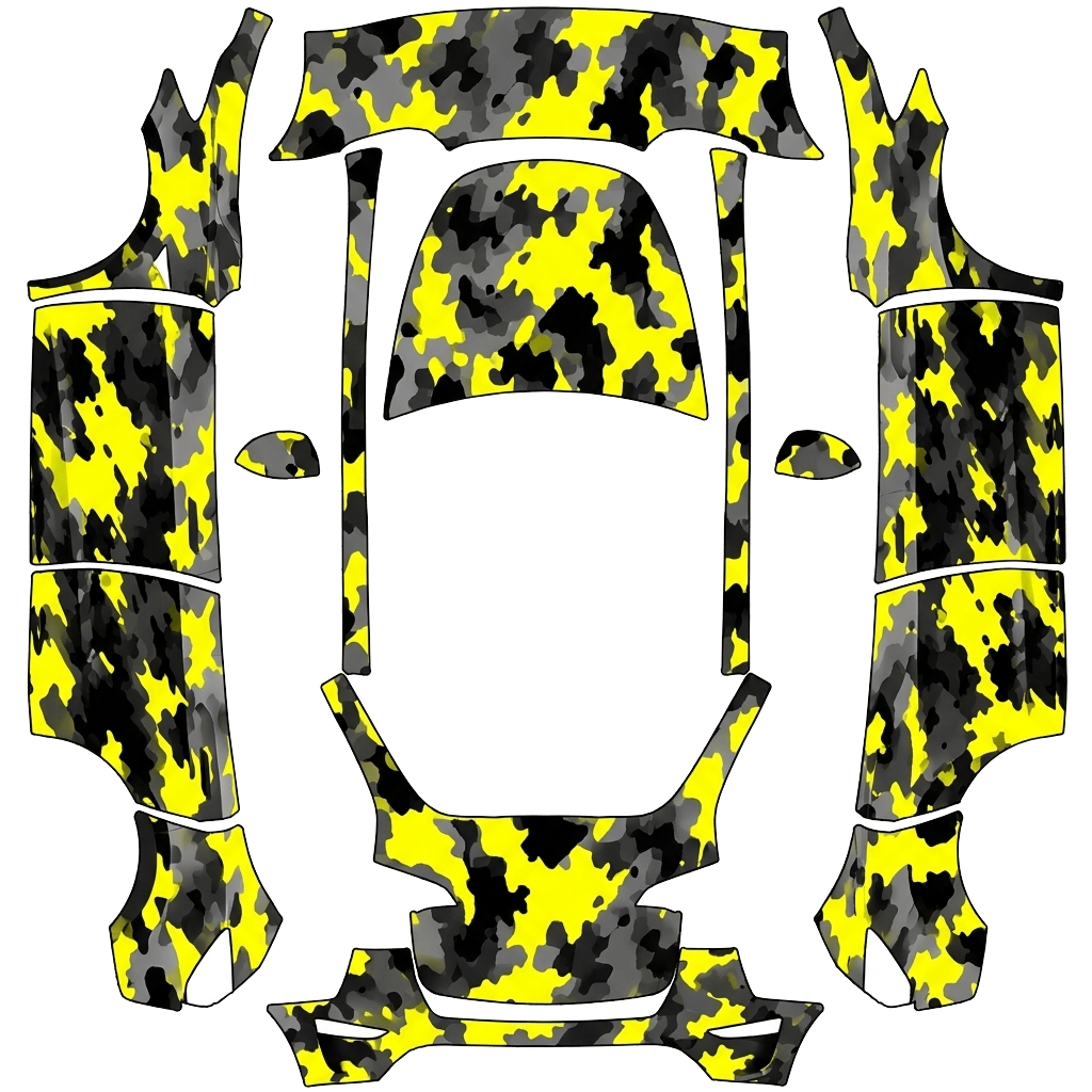 Model Y Wrap Design - flat wrap PNG for Model Y Paint Shop