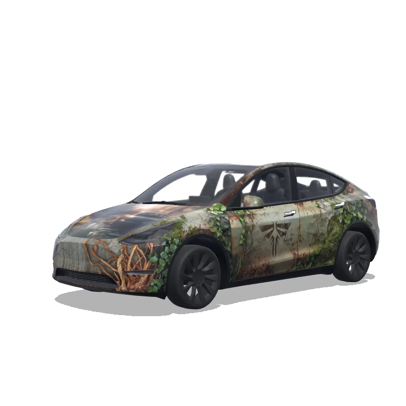The last of us - Tesla Model Y wrap