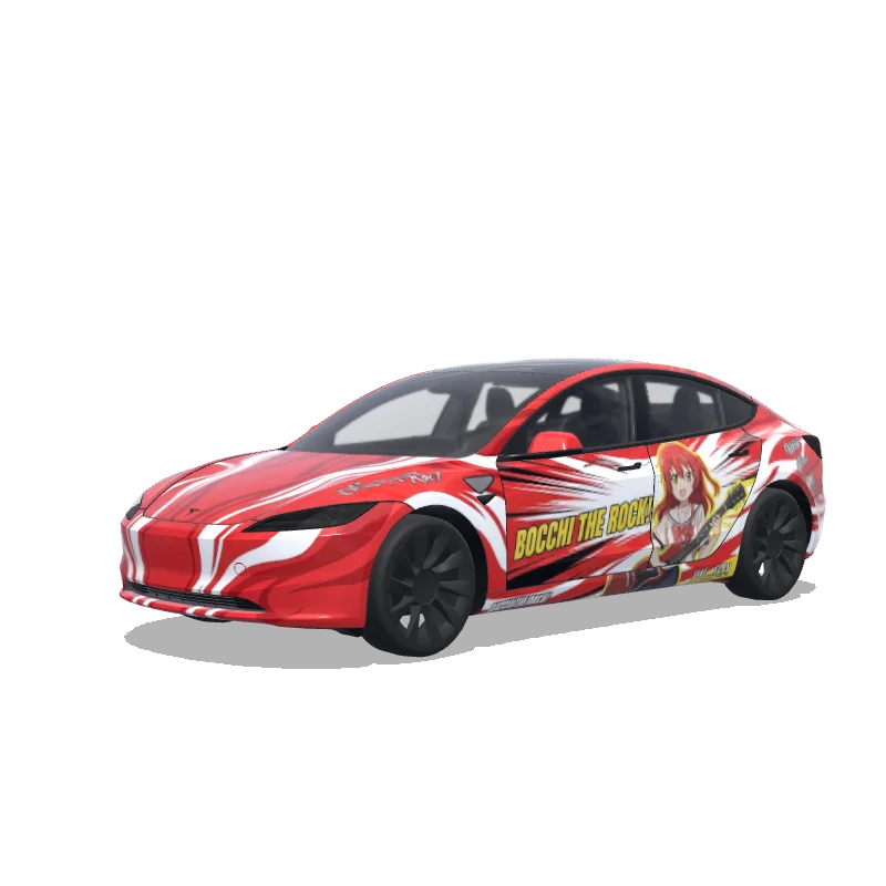 Tesla Model 3 (2024+ Standard/Premium) custom wrap design