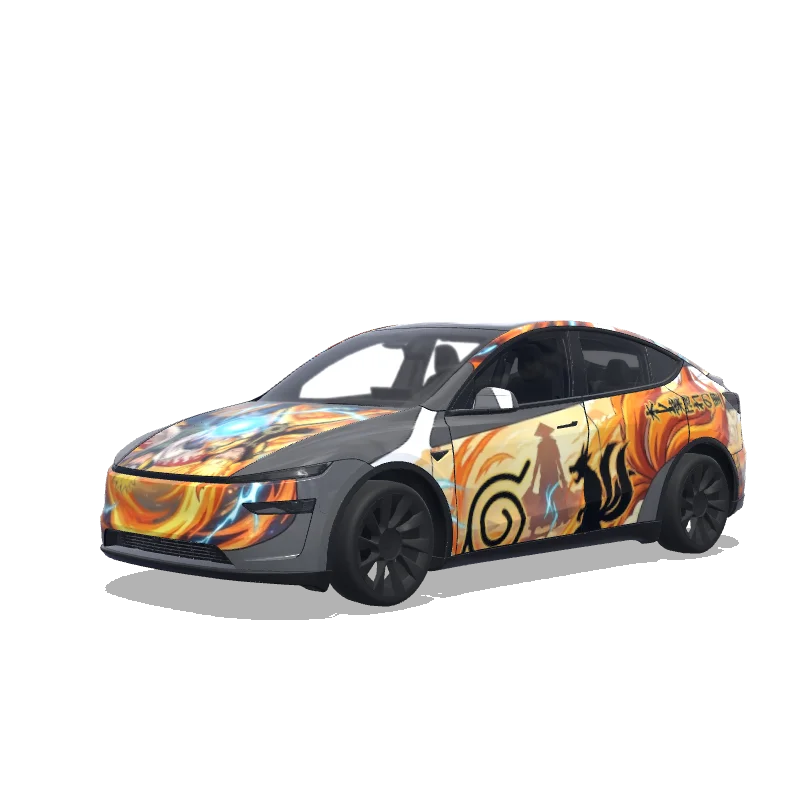 Tesla Model Y (2025+ Premium) custom wrap design