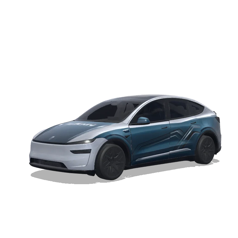 Tesla Model Y L custom wrap design
