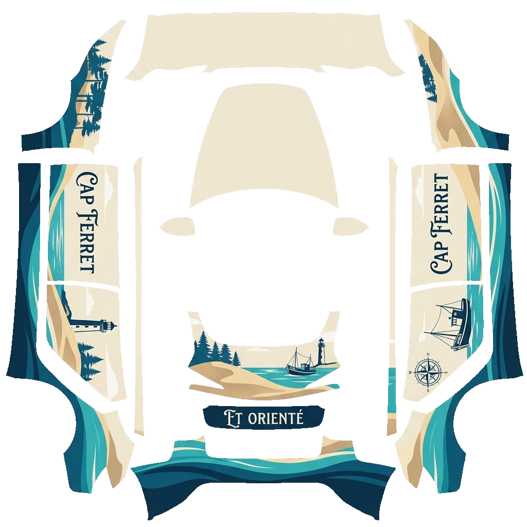 Model 3 Wrap Design - flat wrap PNG for Model 3 (2024+ Standard/Premium) Paint Shop