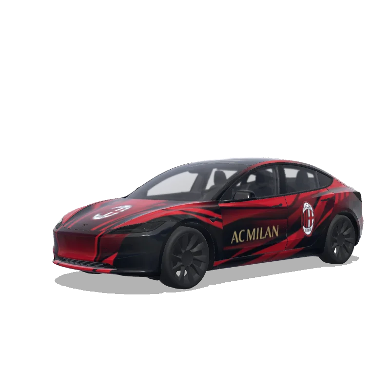 Tesla Model 3 (2024+ Standard/Premium) custom wrap design