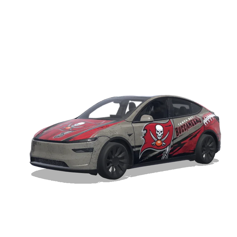 Tesla Model Y (2025+ Premium) custom wrap design
