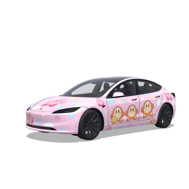 Tesla Model 3 (2024+ Standard/Premium) custom wrap design