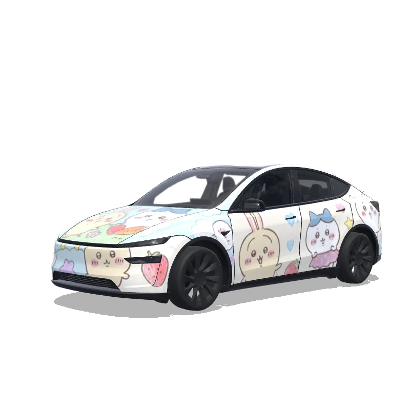 Tesla Model Y (2025+ Premium) custom wrap design