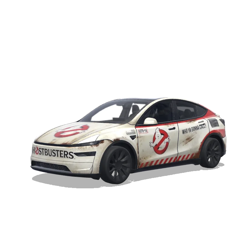 Tesla Model Y (2025+ Premium) tilpasset wrap-design