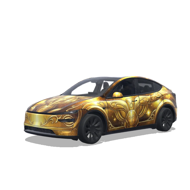 Tesla Model Y (2025+ Premium) custom wrap design