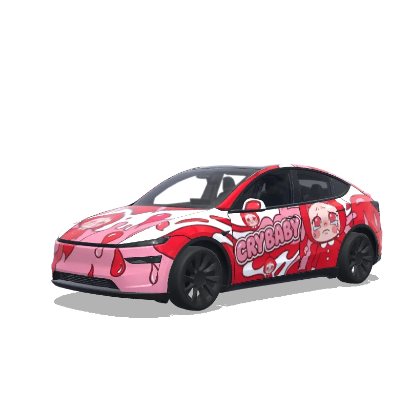 Tesla Model Y (2025+ Premium) custom wrap design
