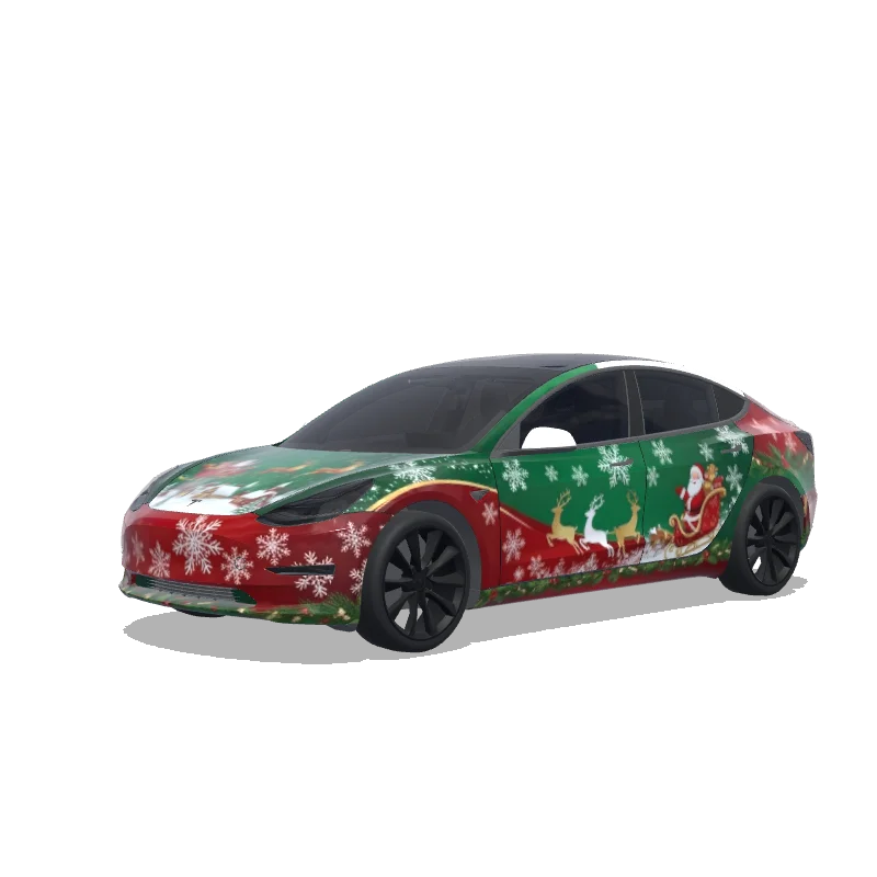 Tesla Model 3 custom wrap design