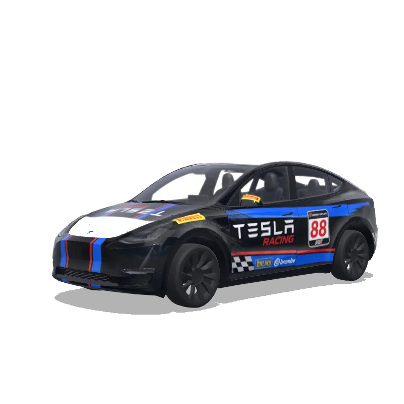 Tesla Model Y custom wrap design