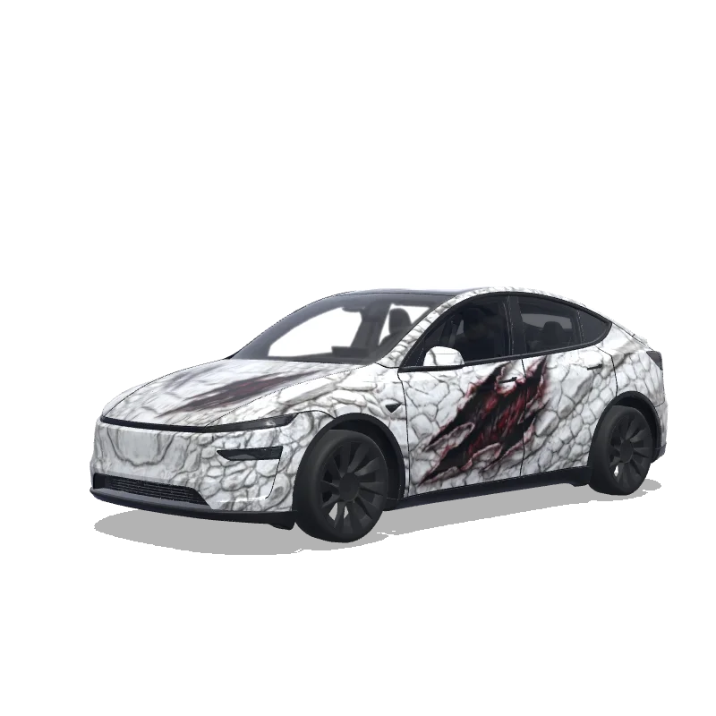 Tesla Model Y (2025+ Premium) custom wrap design