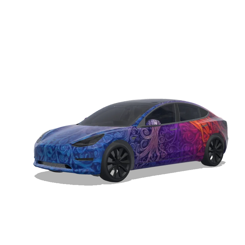 Trees - Tesla Model 3 wrap