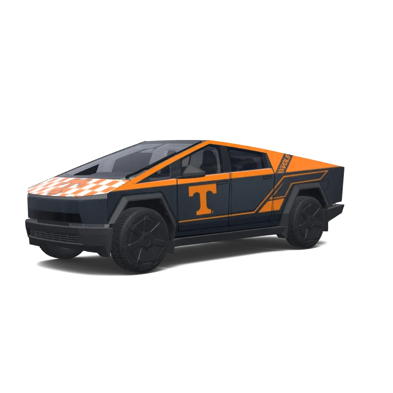 Tesla Cybertruck custom wrap design