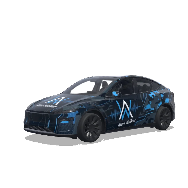 Tesla Model Y (2025+ Premium) aangepast wrap-ontwerp