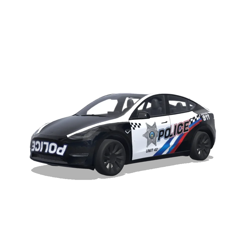 Tesla Model Y tilpasset wrap-design