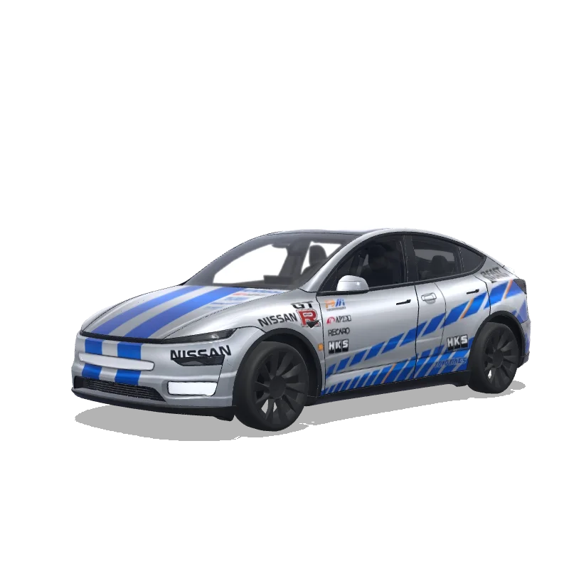 Tesla Model Y (2025+ Premium) custom wrap design